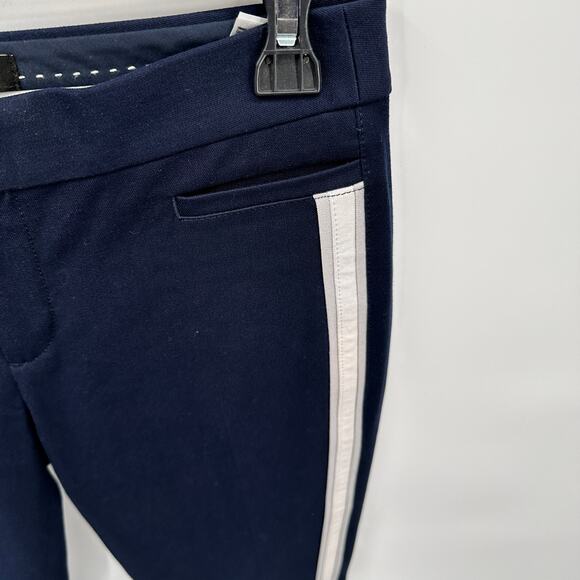 BANANA REPUBLIC Navy Side Stripe Sloan Pant 445688 // 0 - Picture 7 of 11